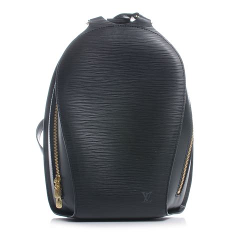 Louis Vuitton Mabillon Backpack Epi Black 